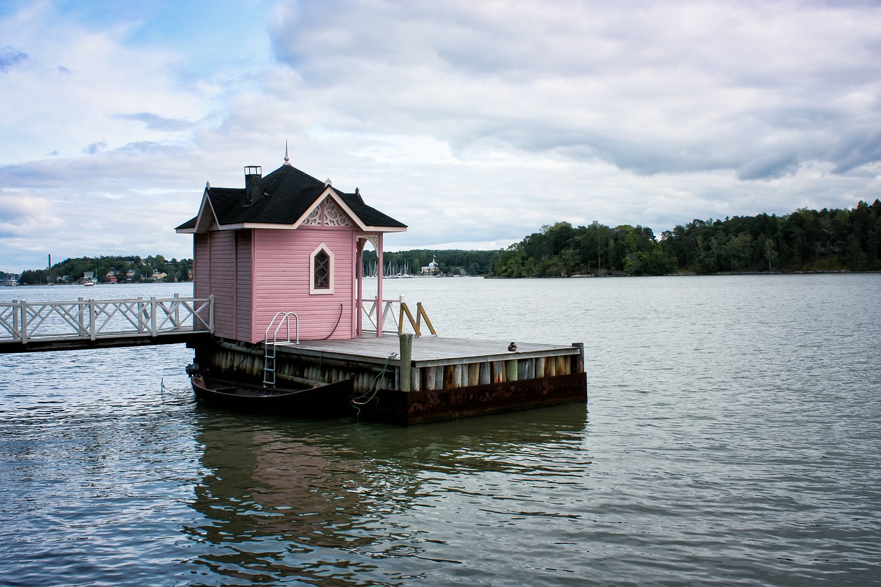 Image - small sauna finnish wooden