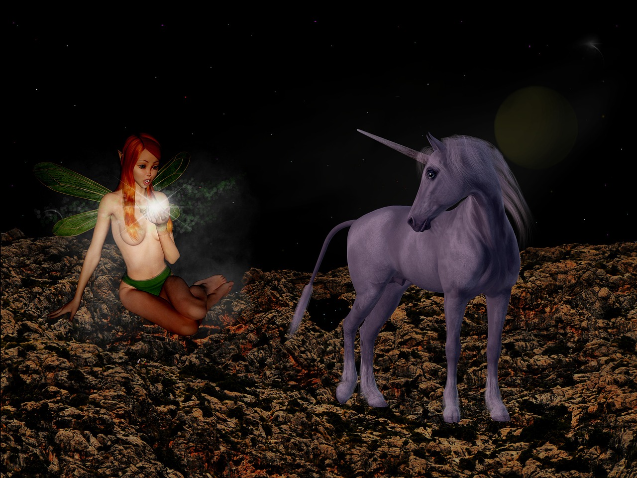 Image - unicorn mythical creatures fantasy