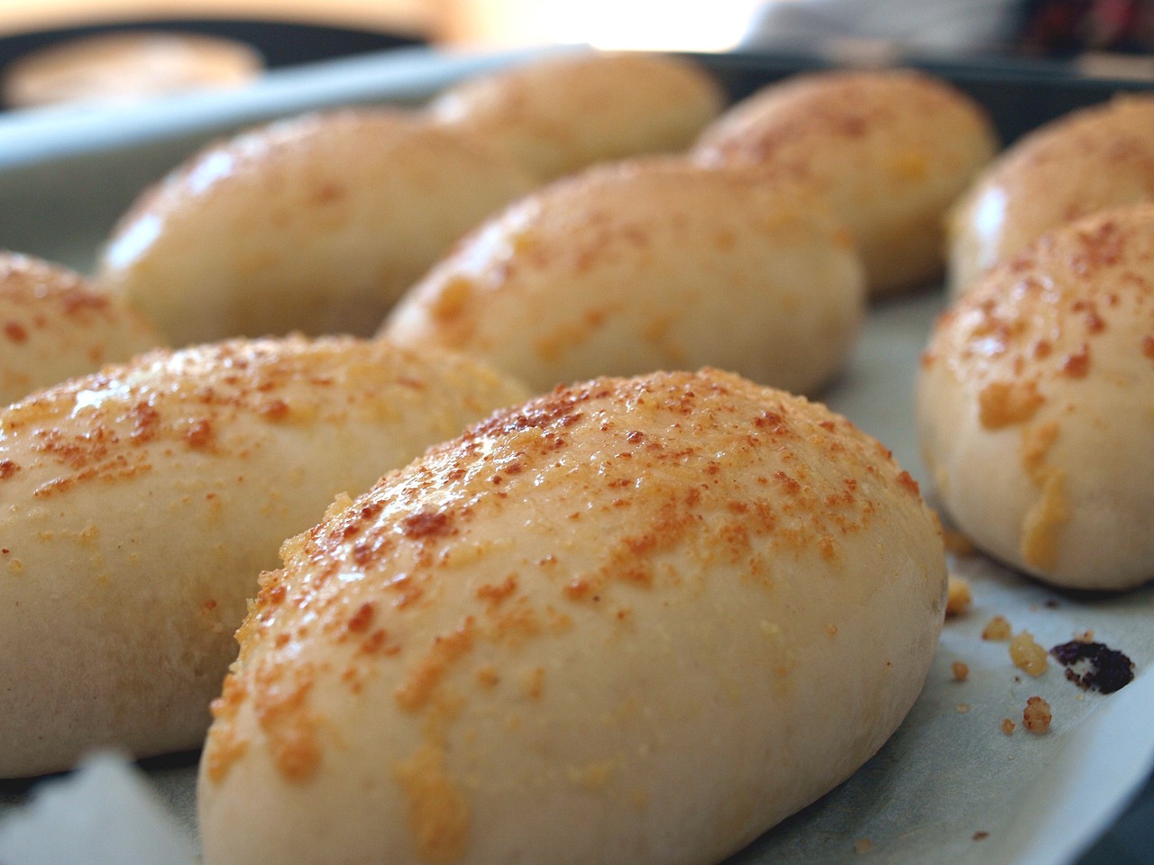 Image - roll garlic bread party food bake
