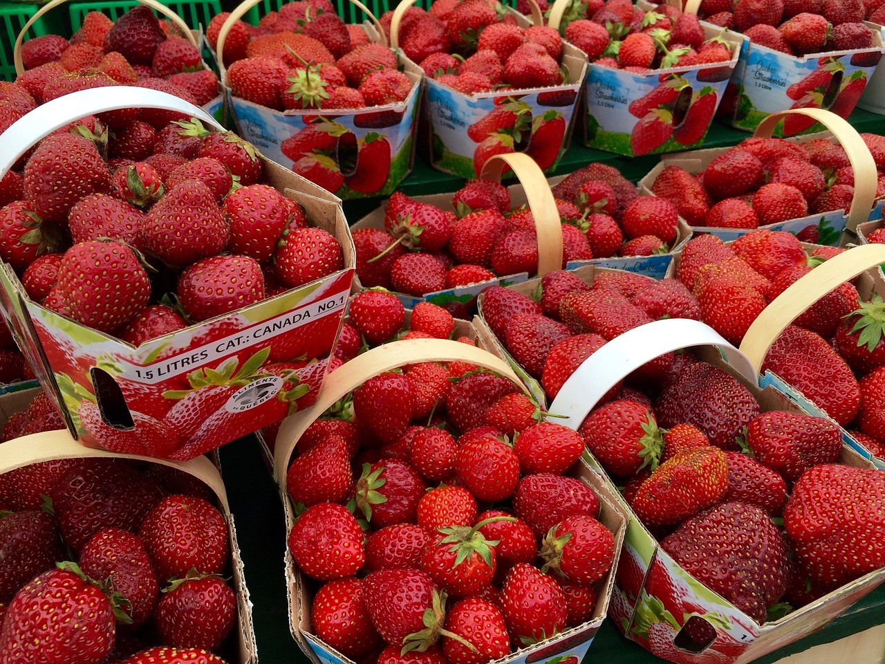 Image - strawberries fruit red fresh local