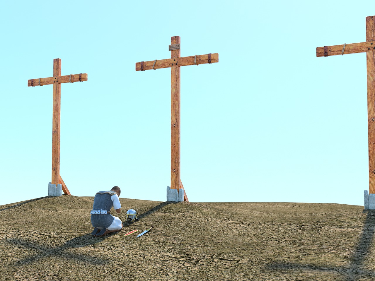 Image - legionnaire cross christianity