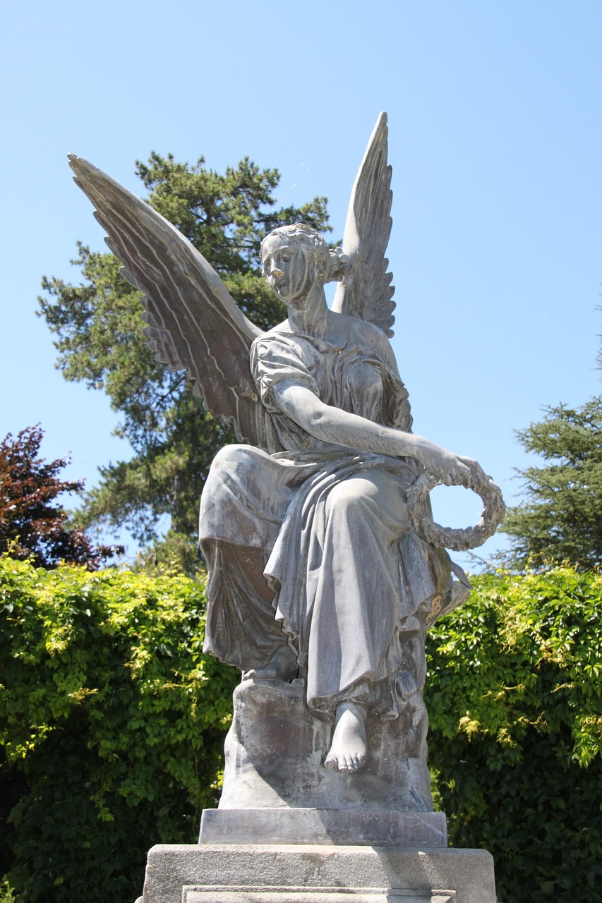 Image - angel statue figure sculpture