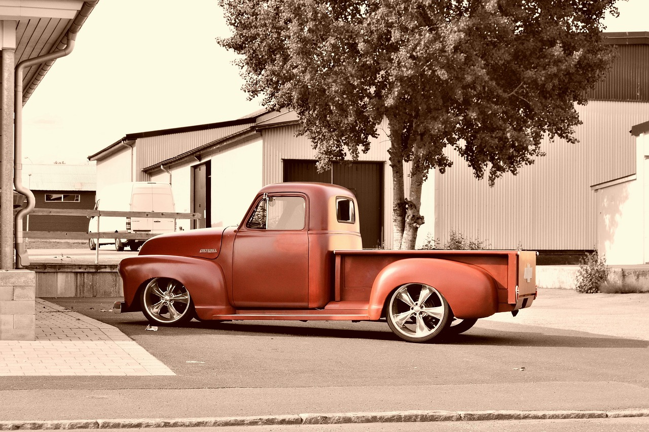 Image - chevrolet chevy pickup truck car