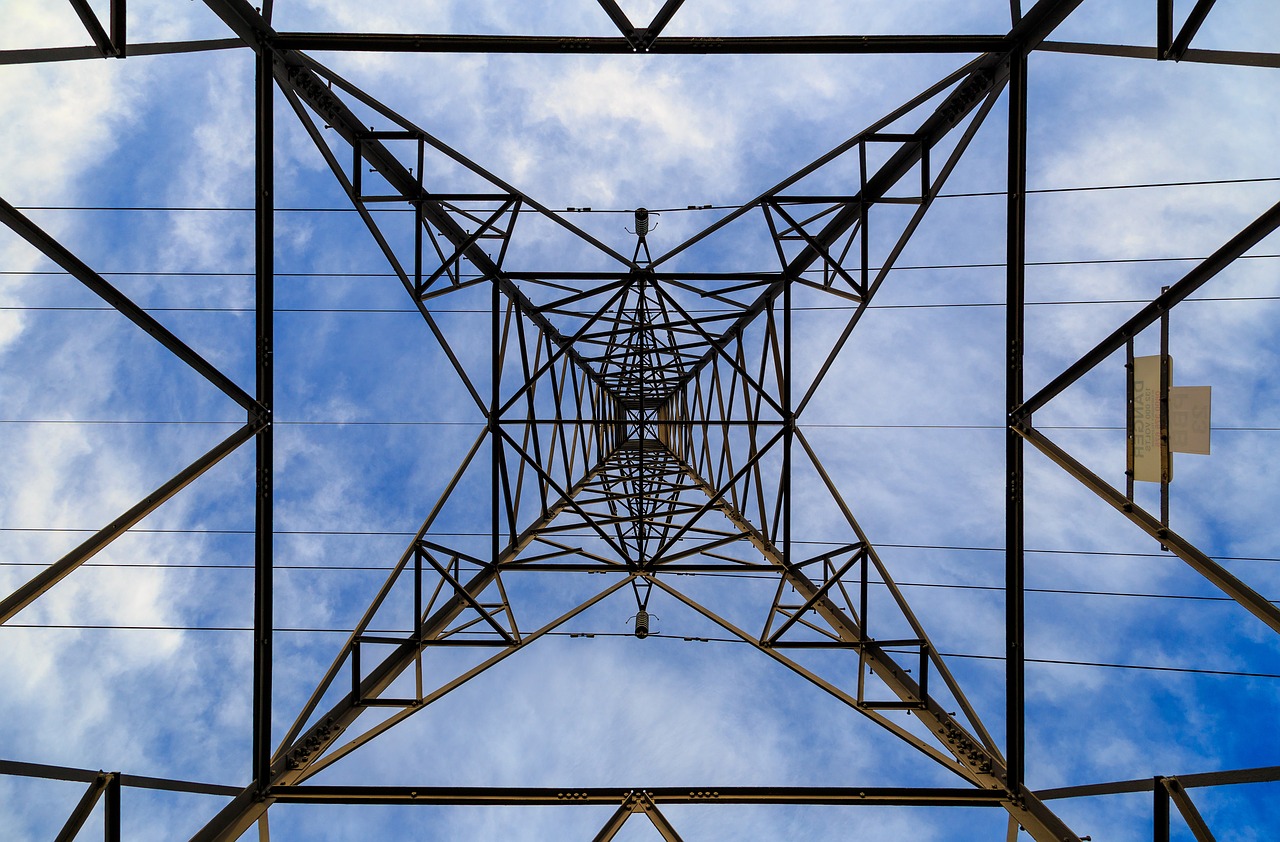 Image - pylon sky electricity tower