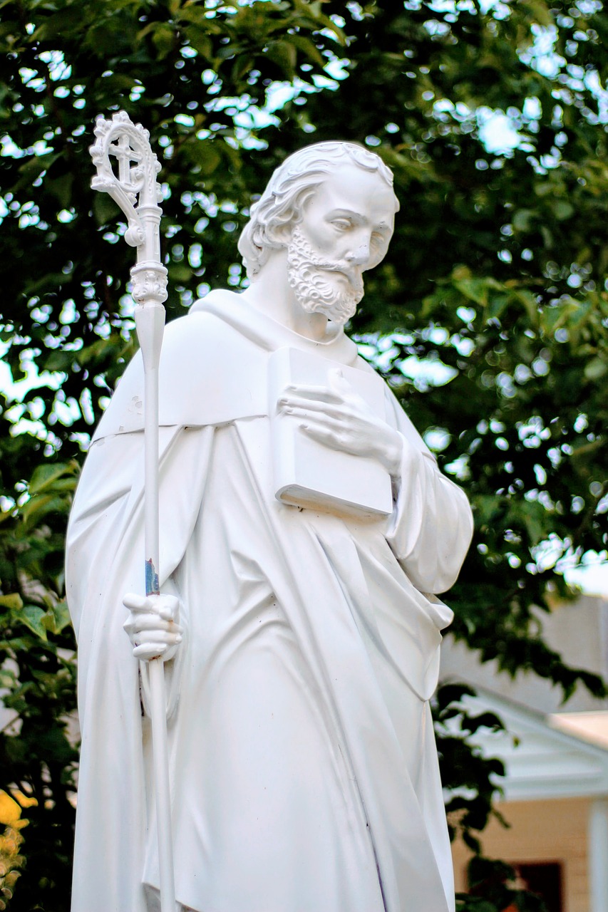 Image - saint benedict statue catholic
