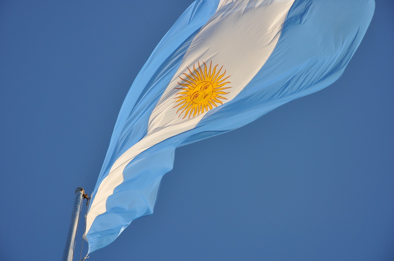 Image - flag argentina flaming