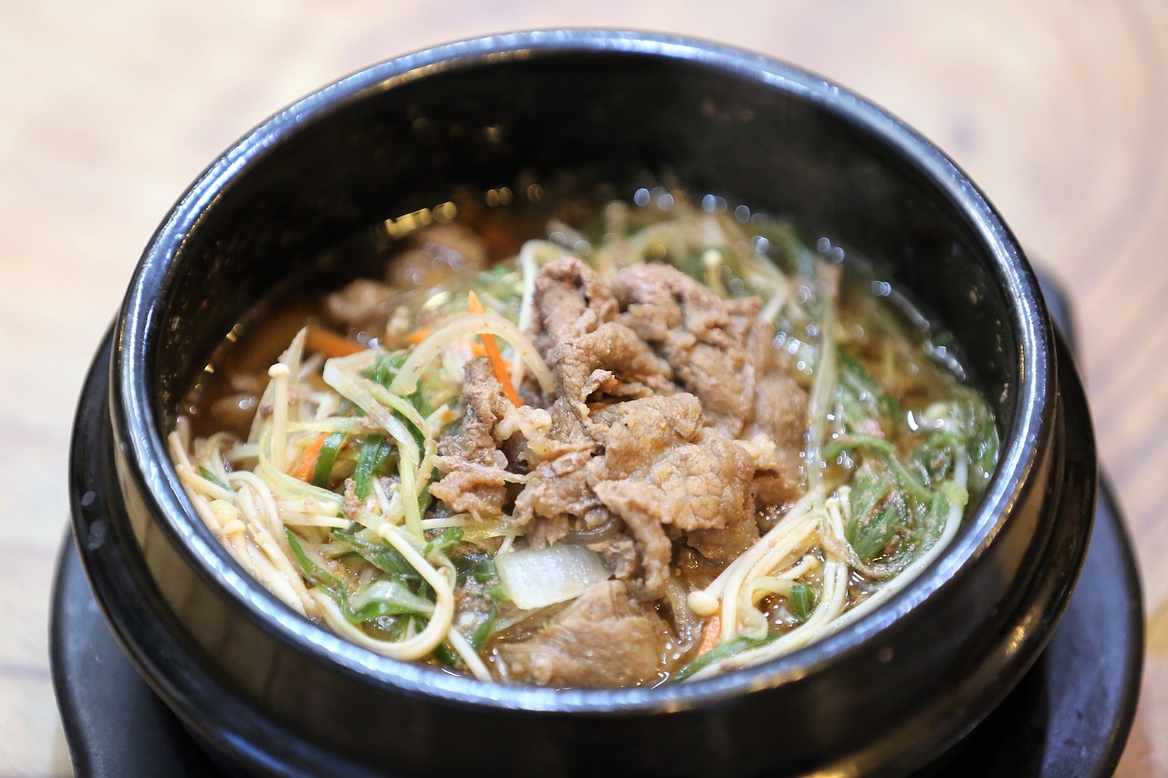 Image - pot bulgogi pot roast meat korean