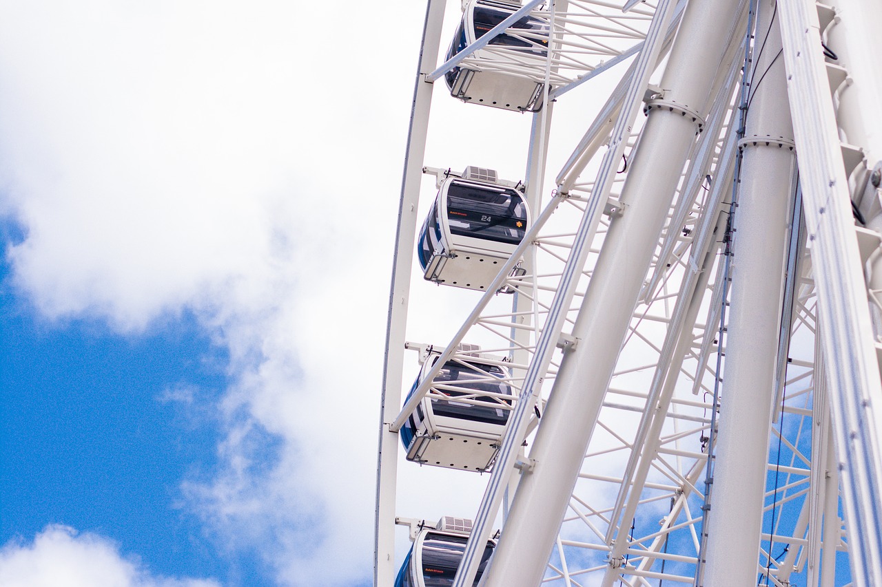 Image - gondola ferris wheel sky danger