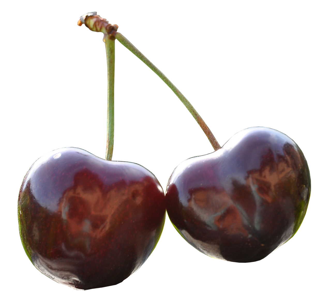 Image - cherry pair fruits sweet food eat