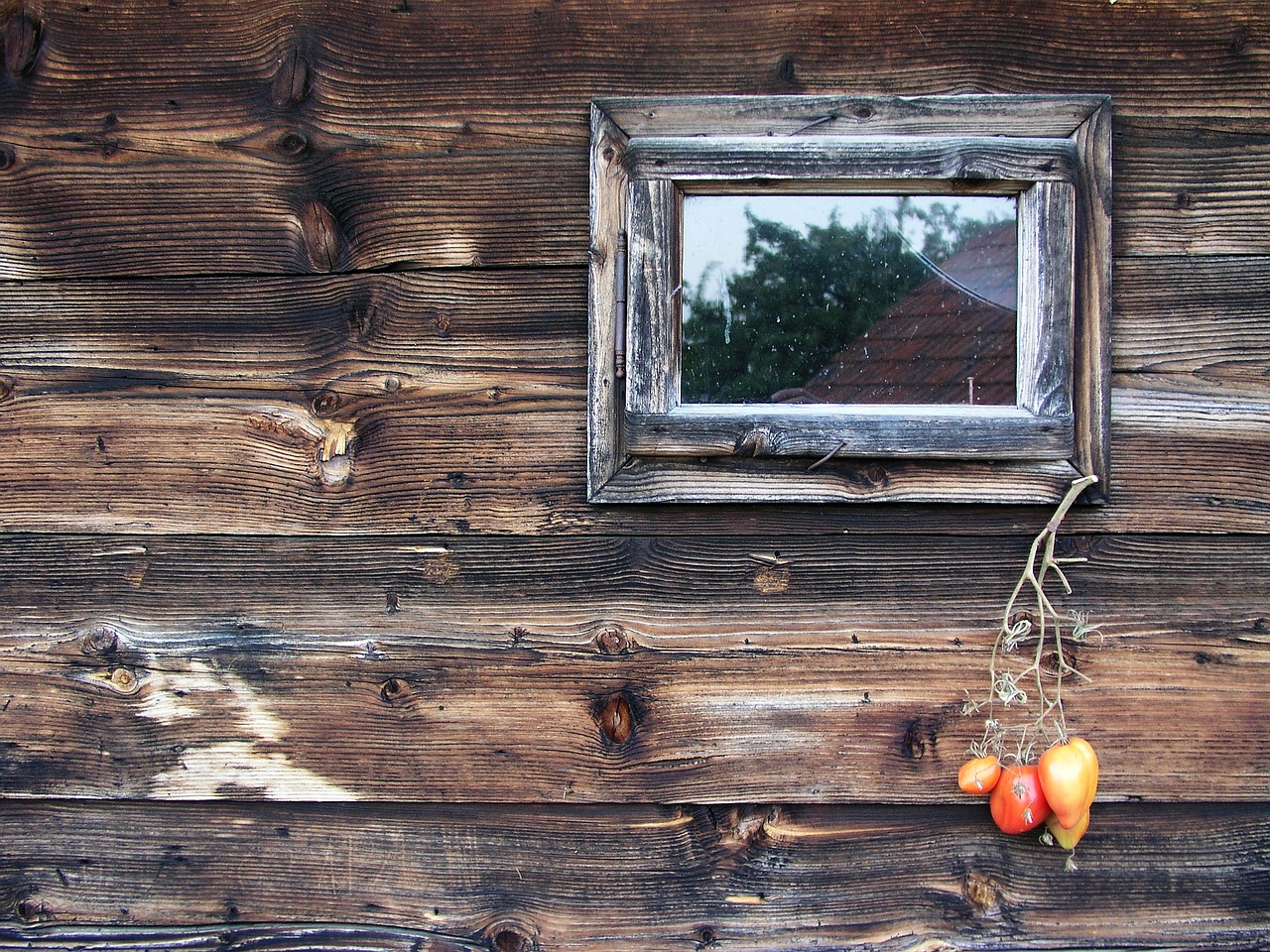 Image - wooden wall cottage architecture
