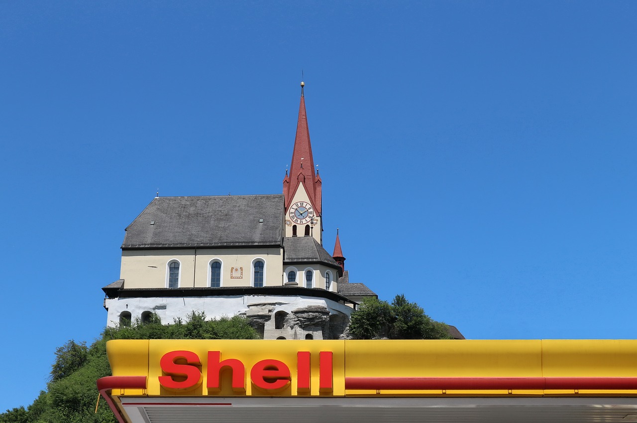 Image - petrol stations church shield