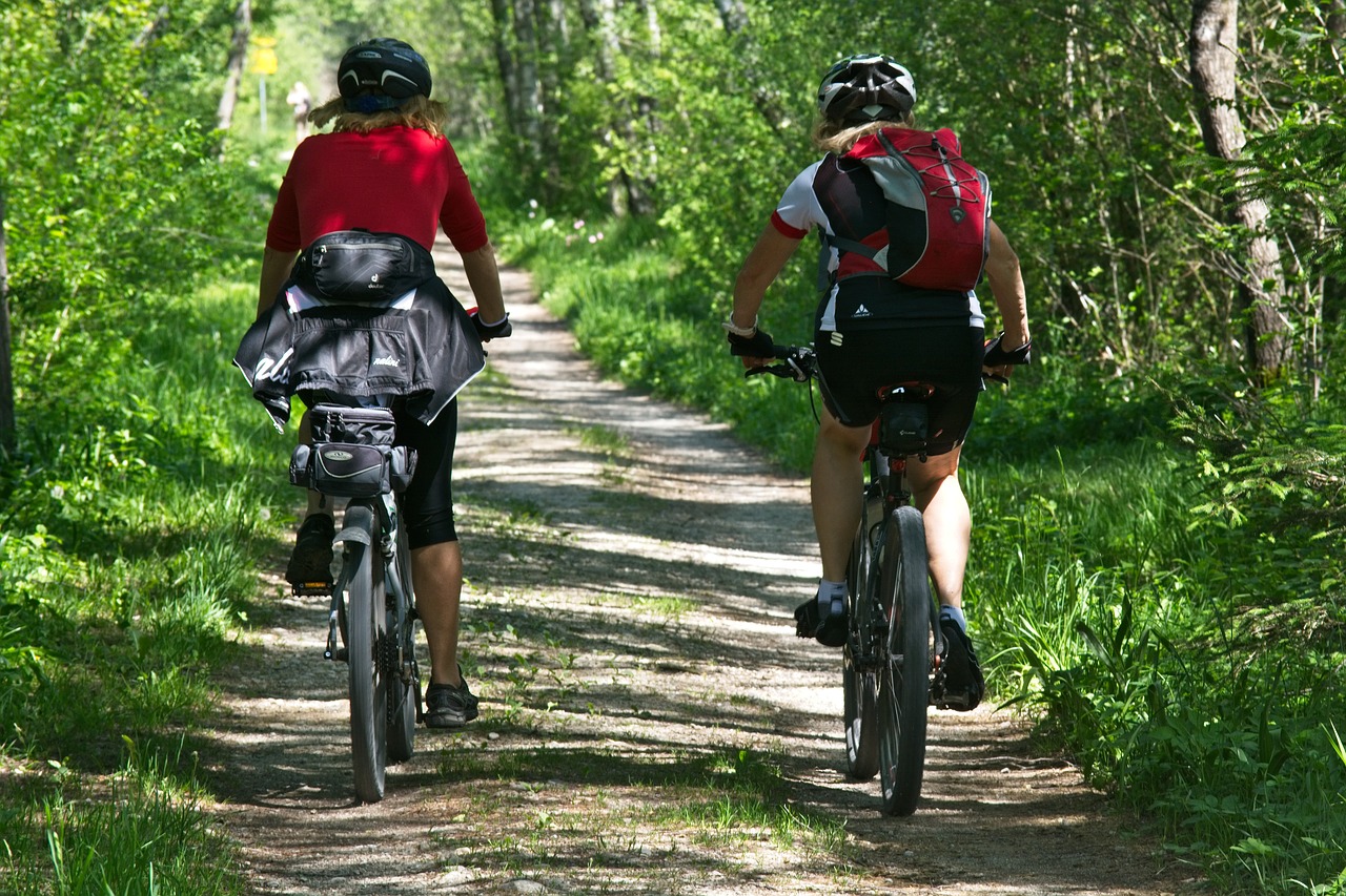 Image - cycling leisure recovery forest