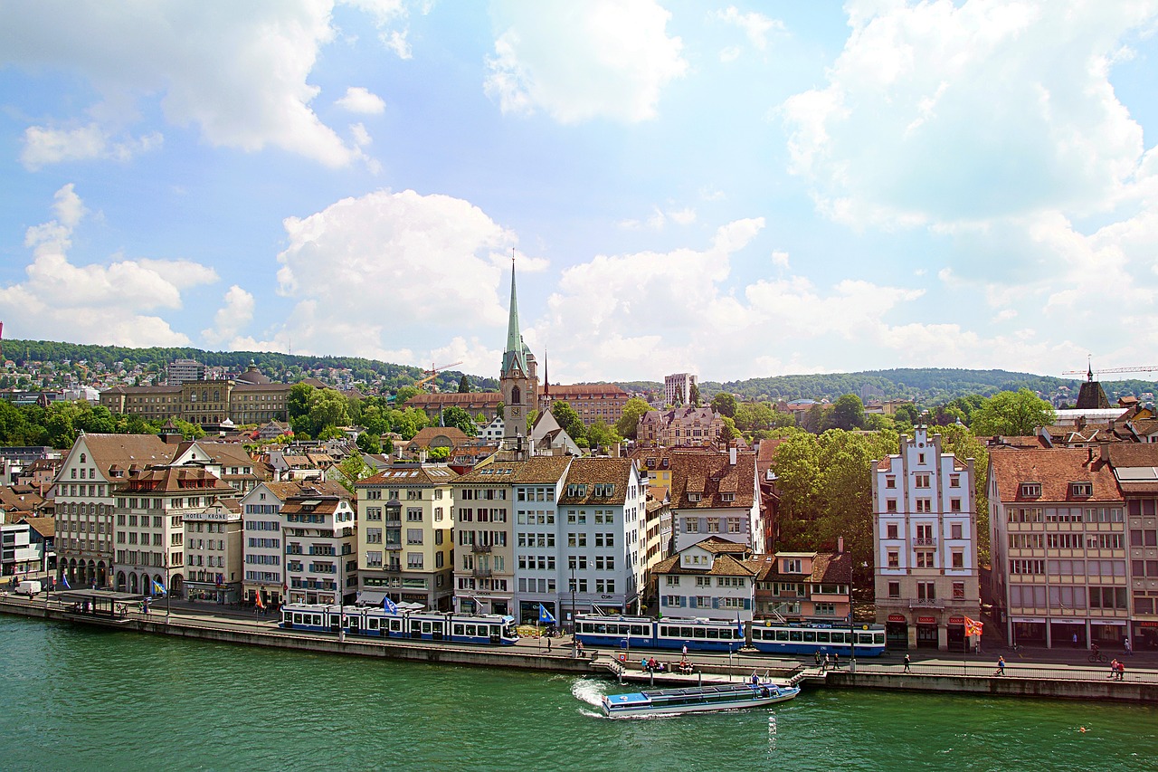 Image - switzerland zurich limmat river