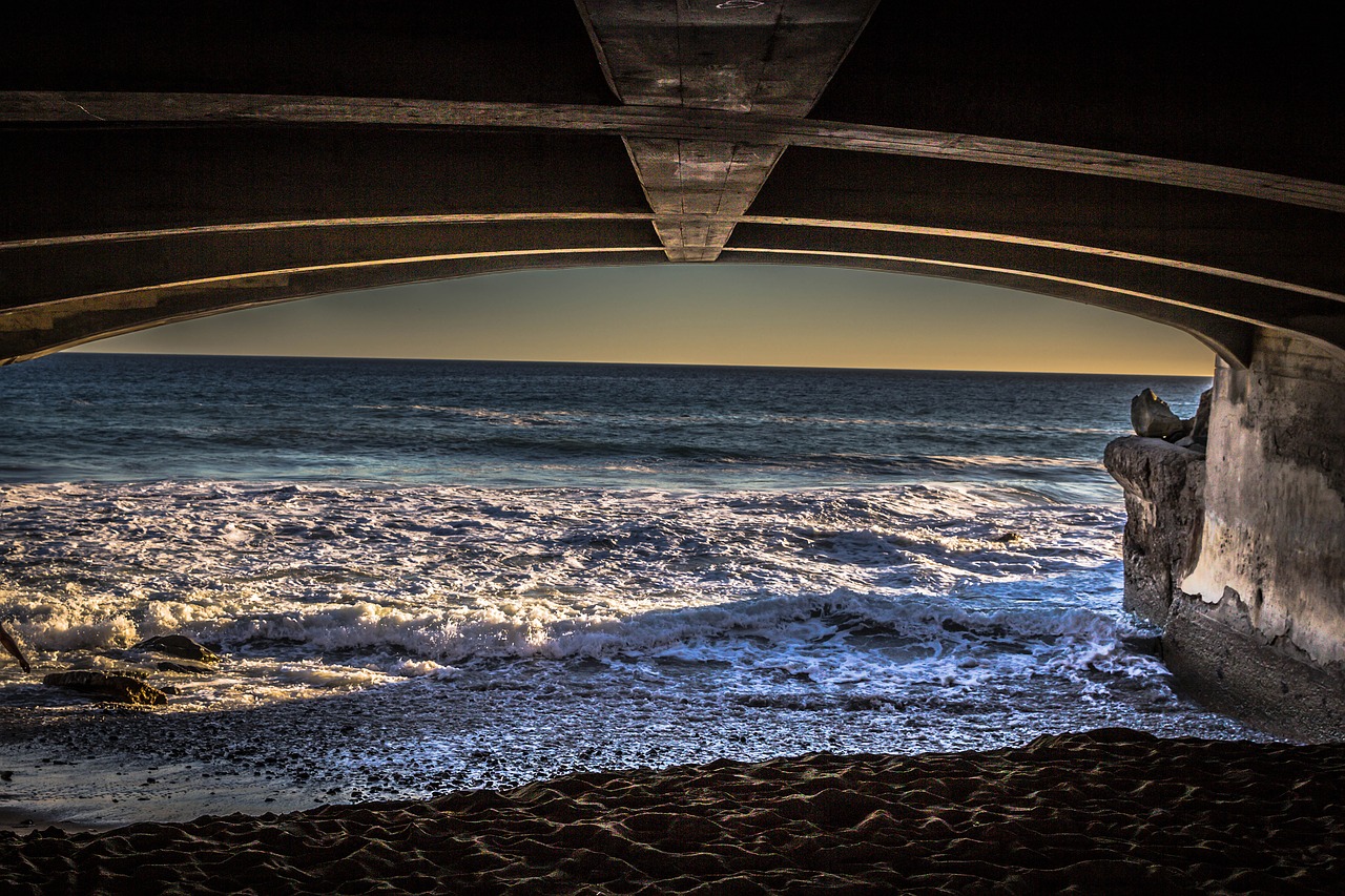 Image - bridge ocean malibu sea water