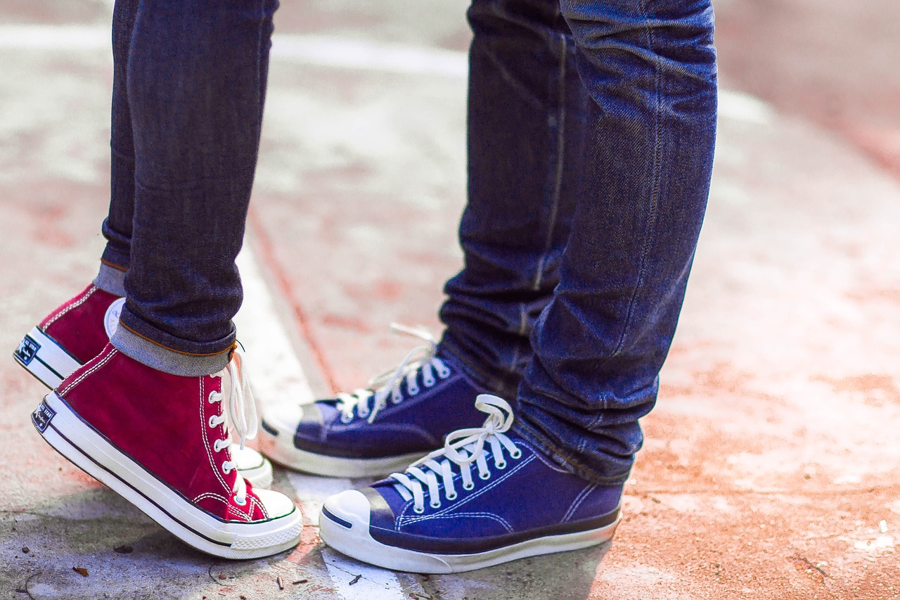 Image - converse couple love lover sneaker