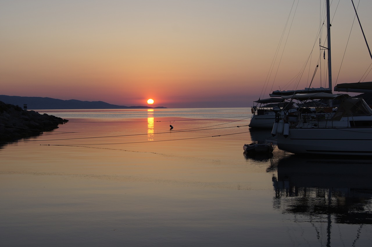 Image - saronic greece greek harbor summer