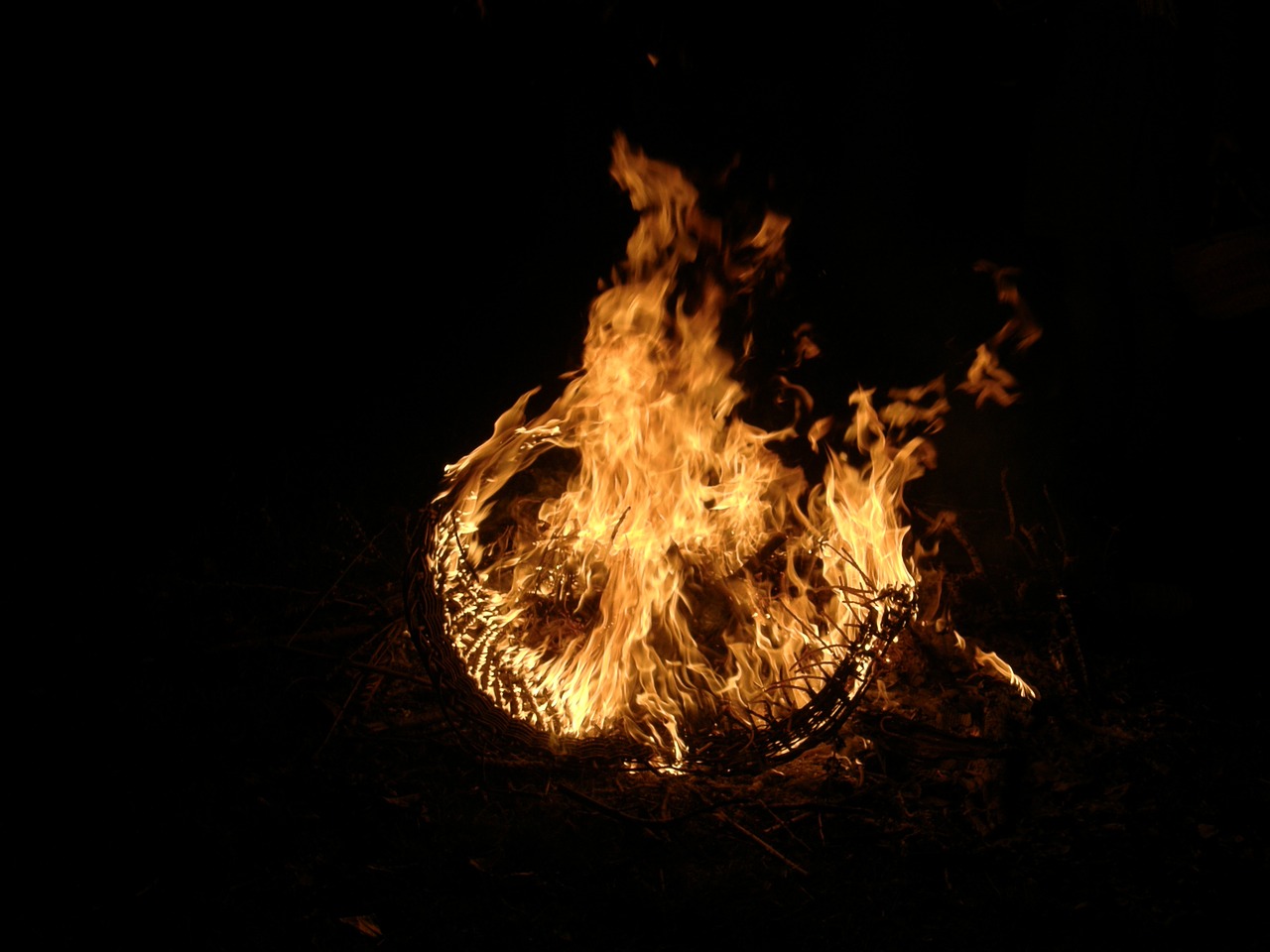 Image - fire flame easter fire burn yellow