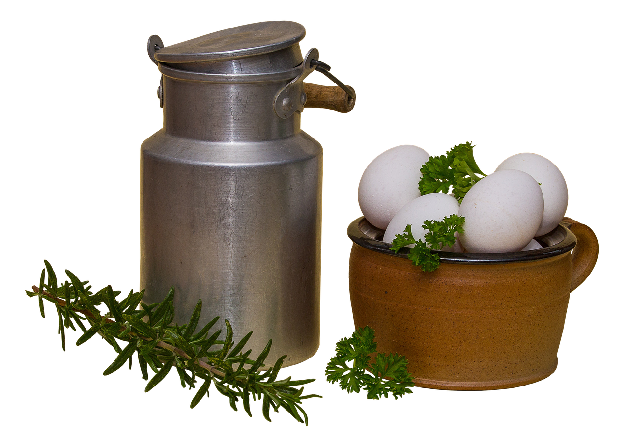 Image - milk can pot egg the wax pot