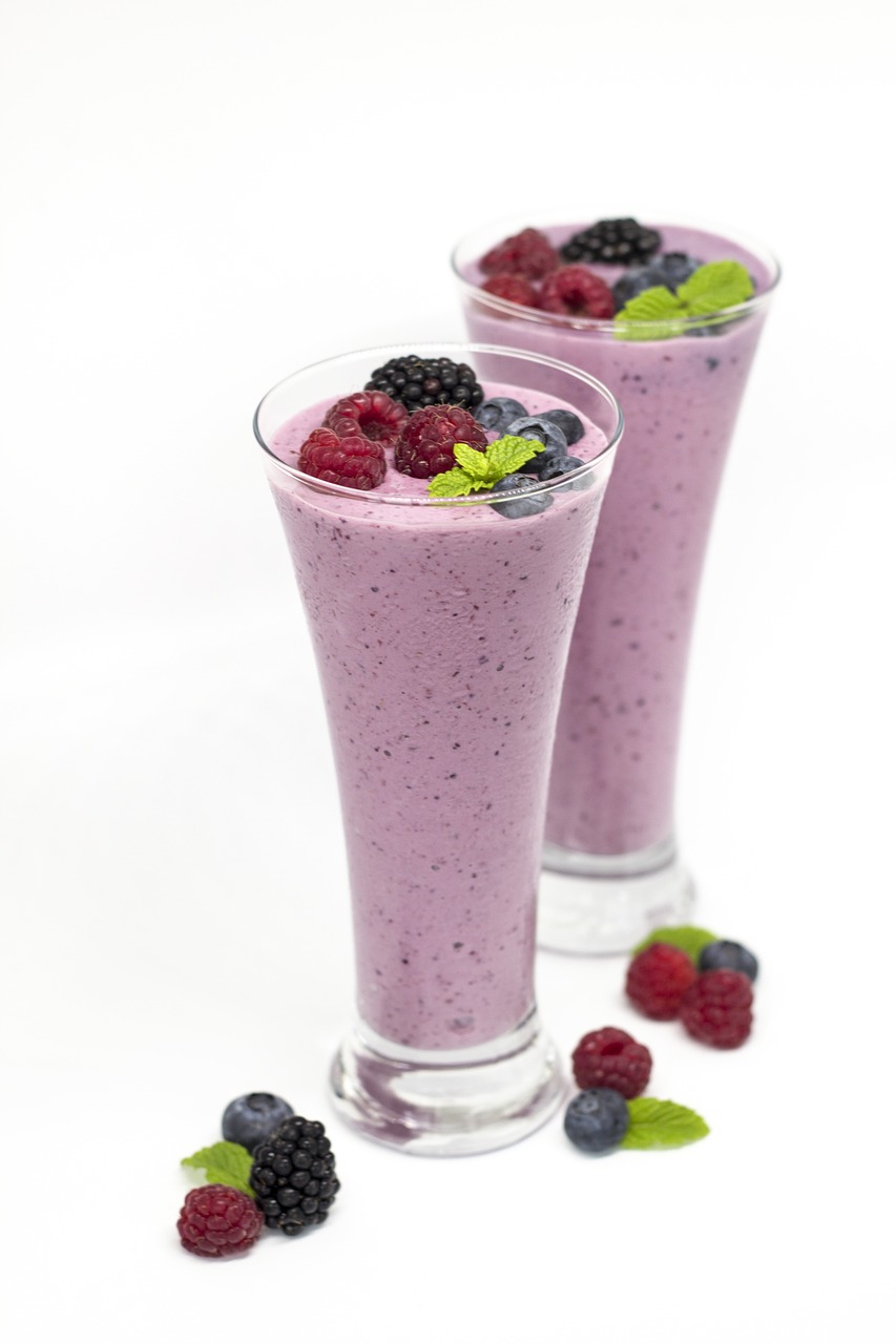 Image - smoothie milkshake mixed berry