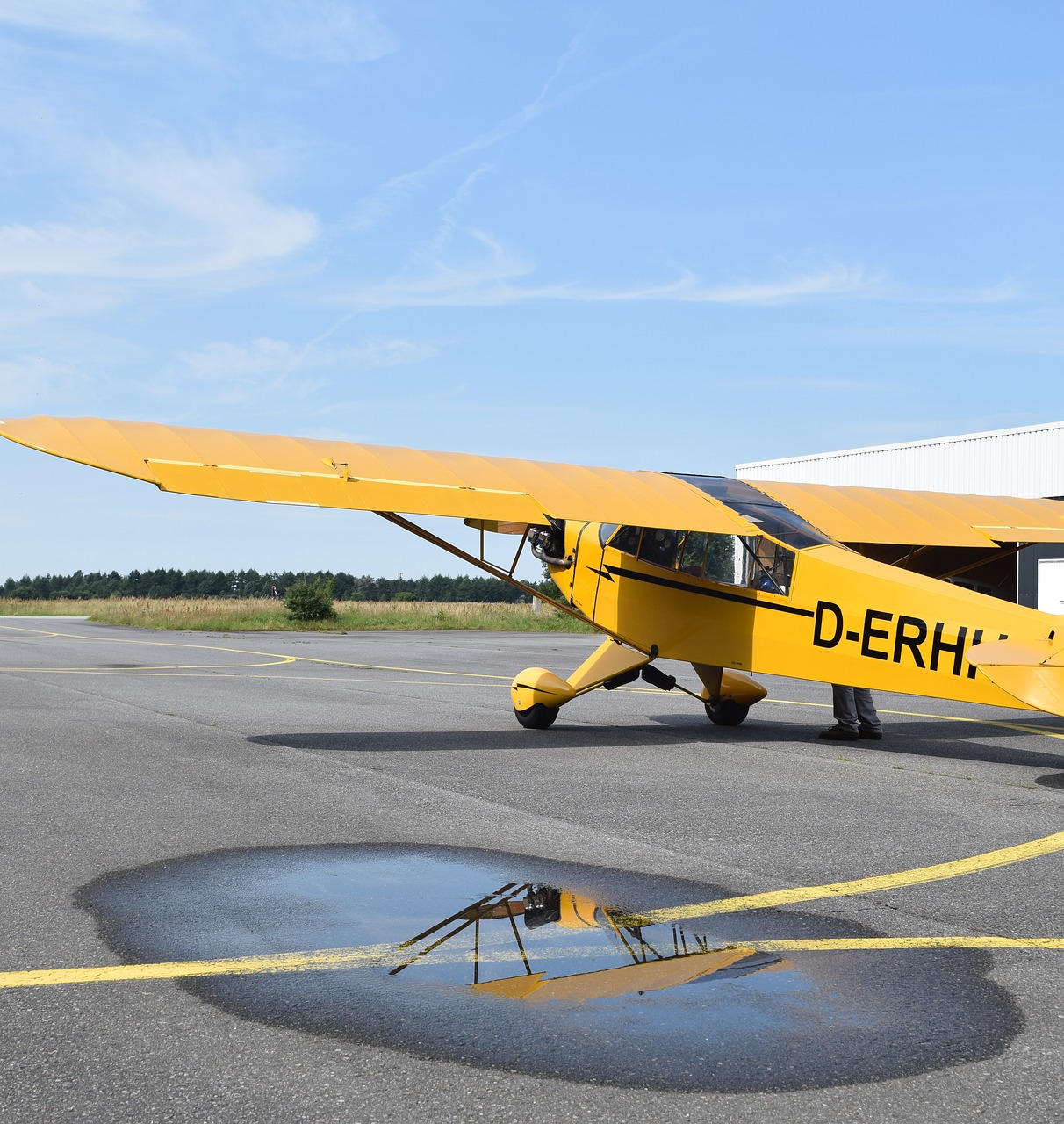 Image - propeller plane flyer mirroring fly