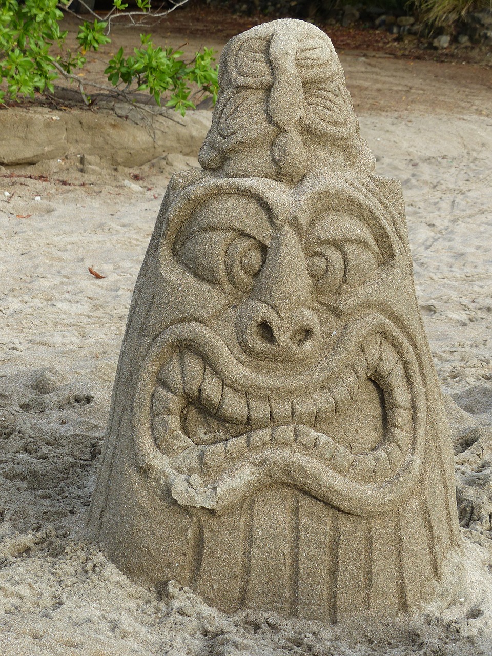 Image - sand figure beach face