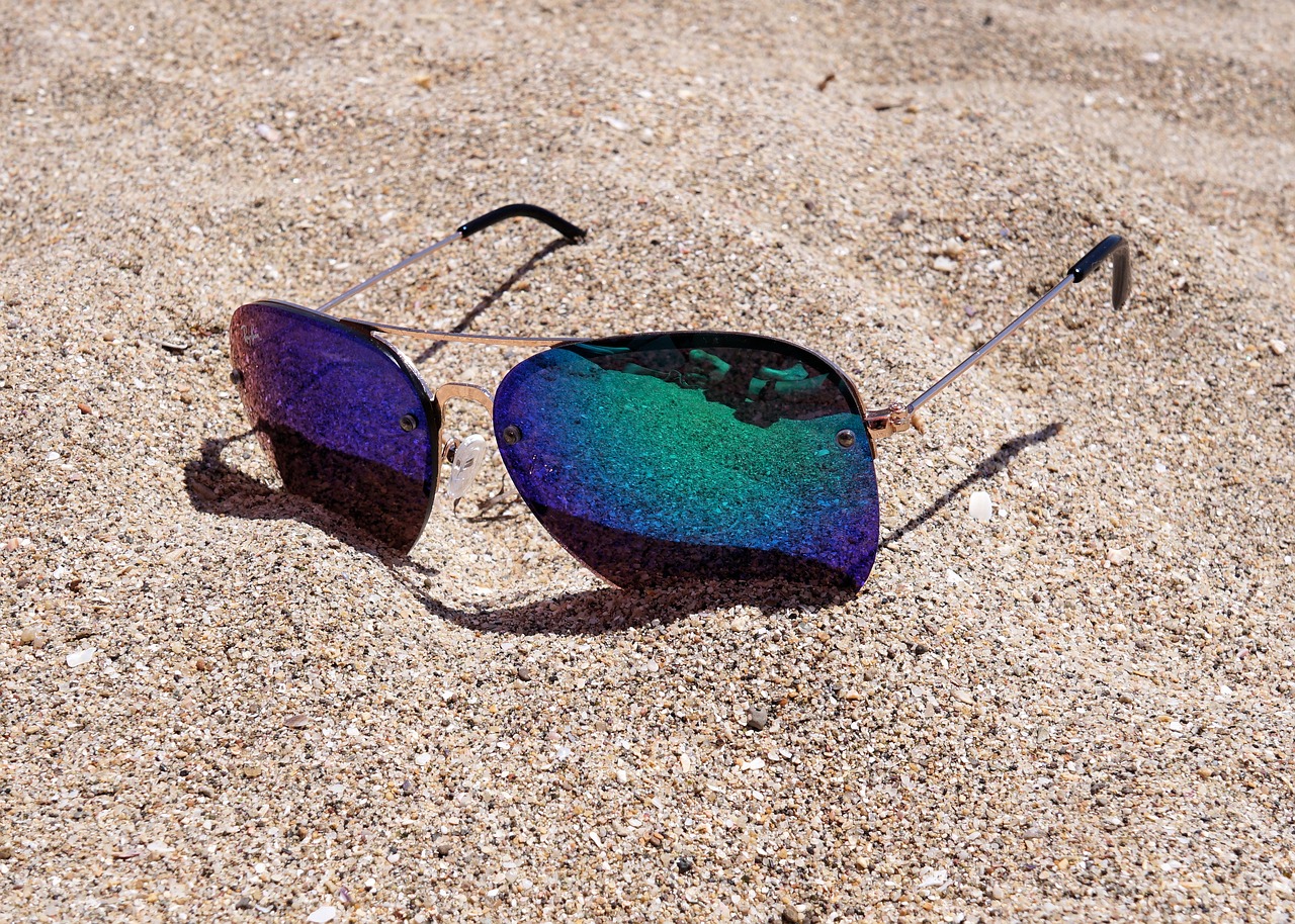 Image - sunglasses sand beach sun holiday