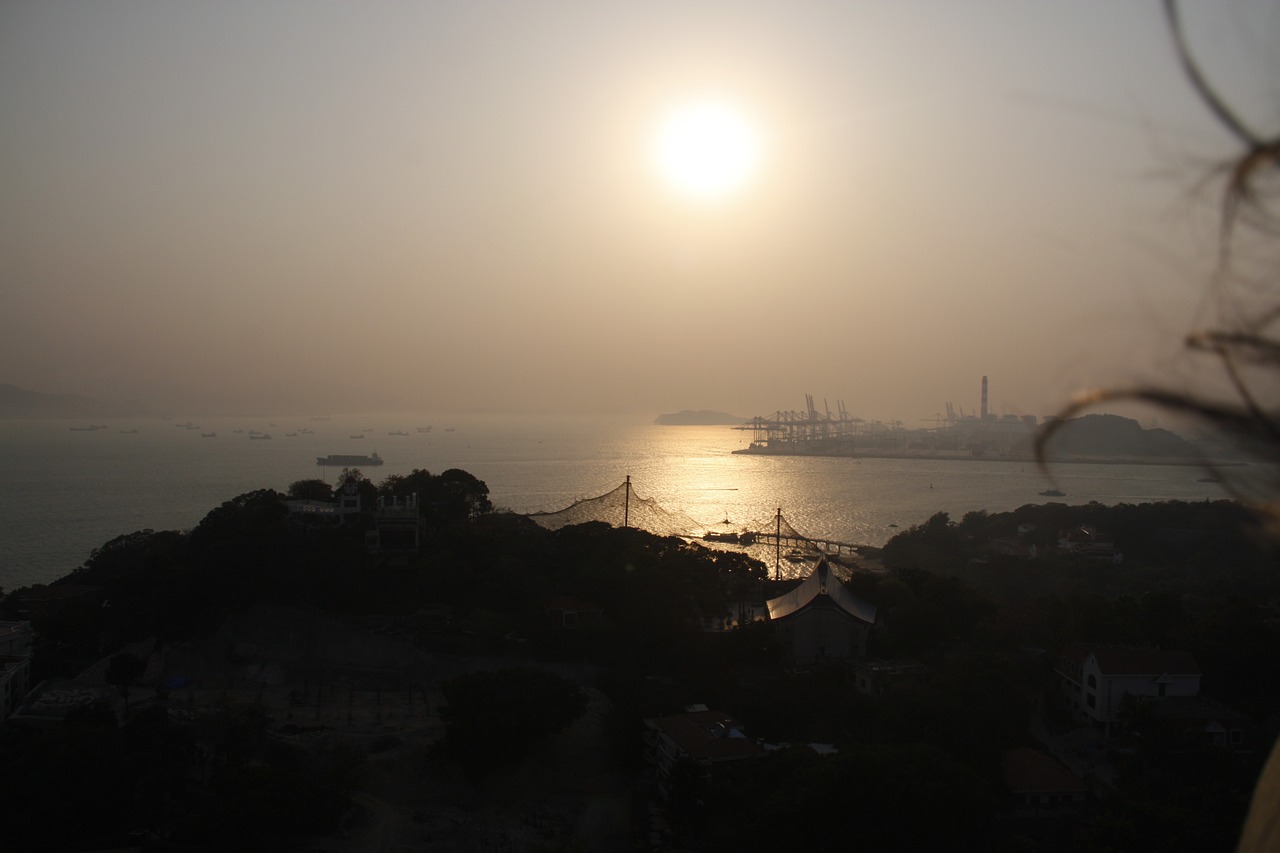 Image - xiamen gulangyu island sunset