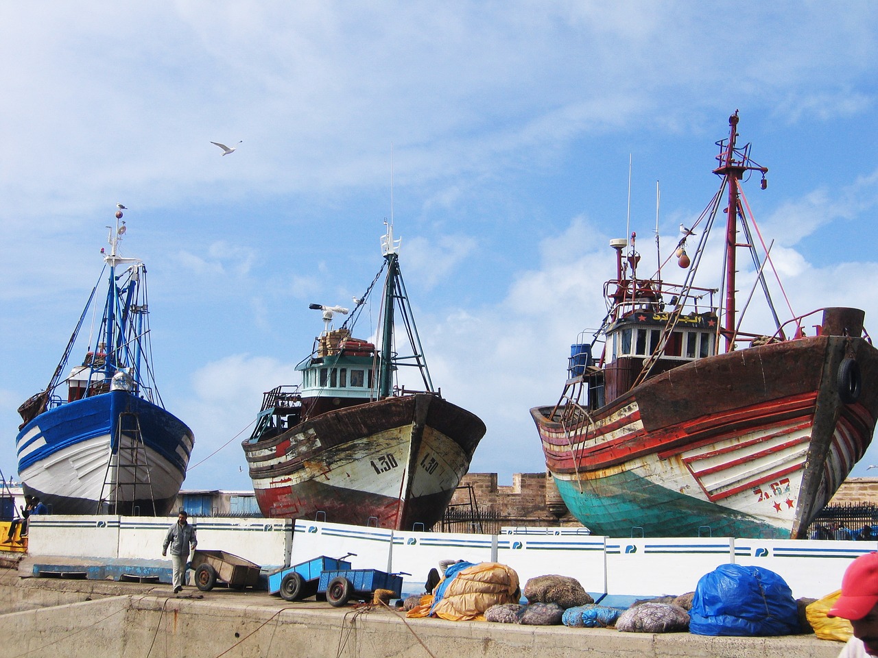 Image - morocco ships port essaouira