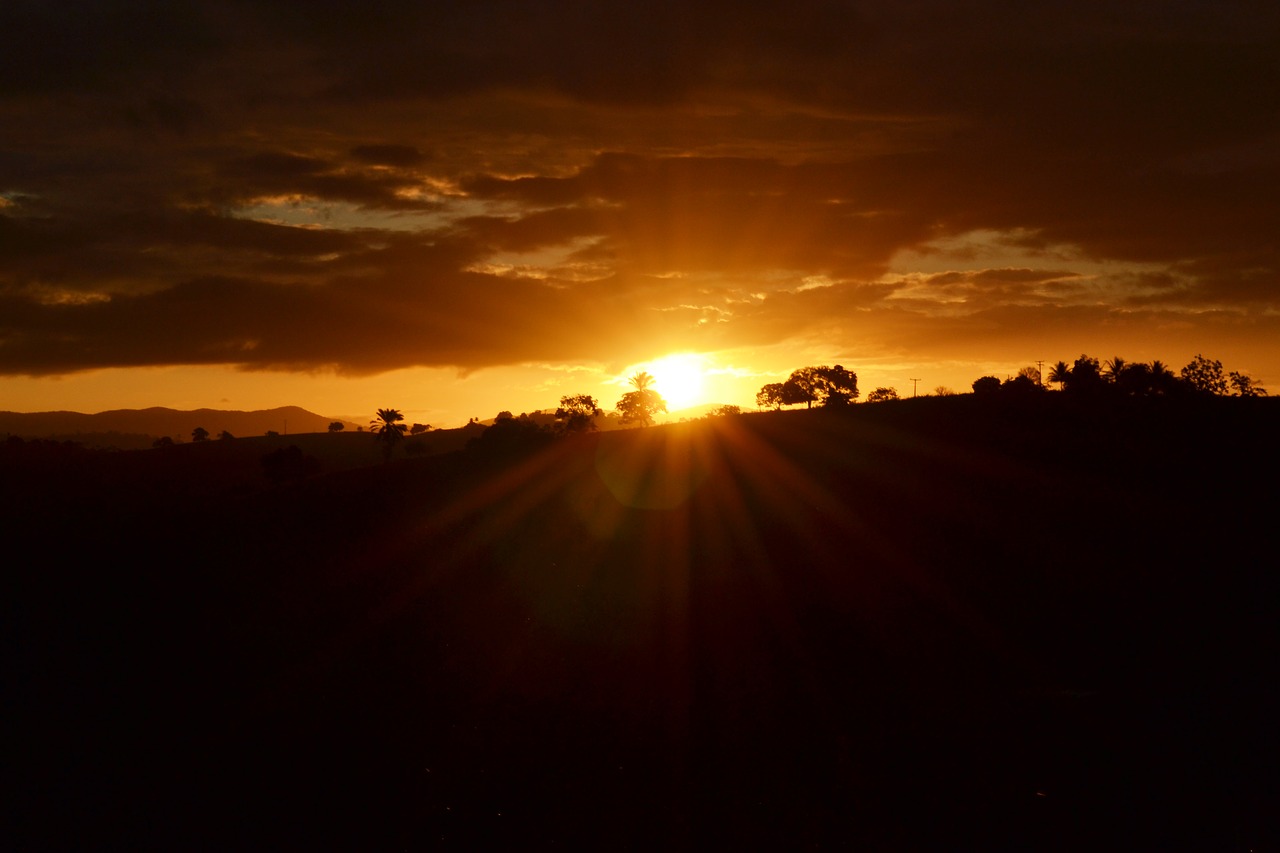 Image - sunset the recôncavo baiano