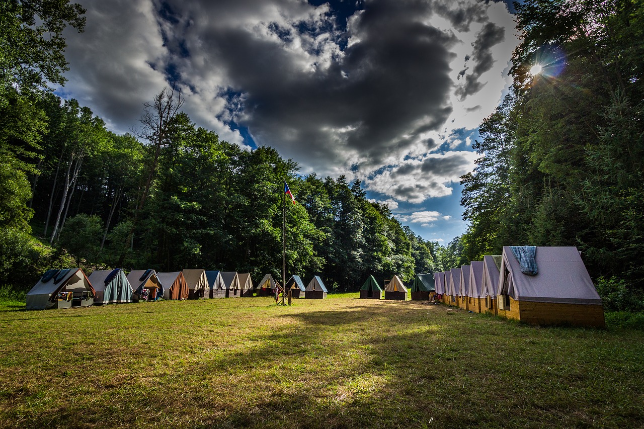 Image - heaven tents camp the flag of the