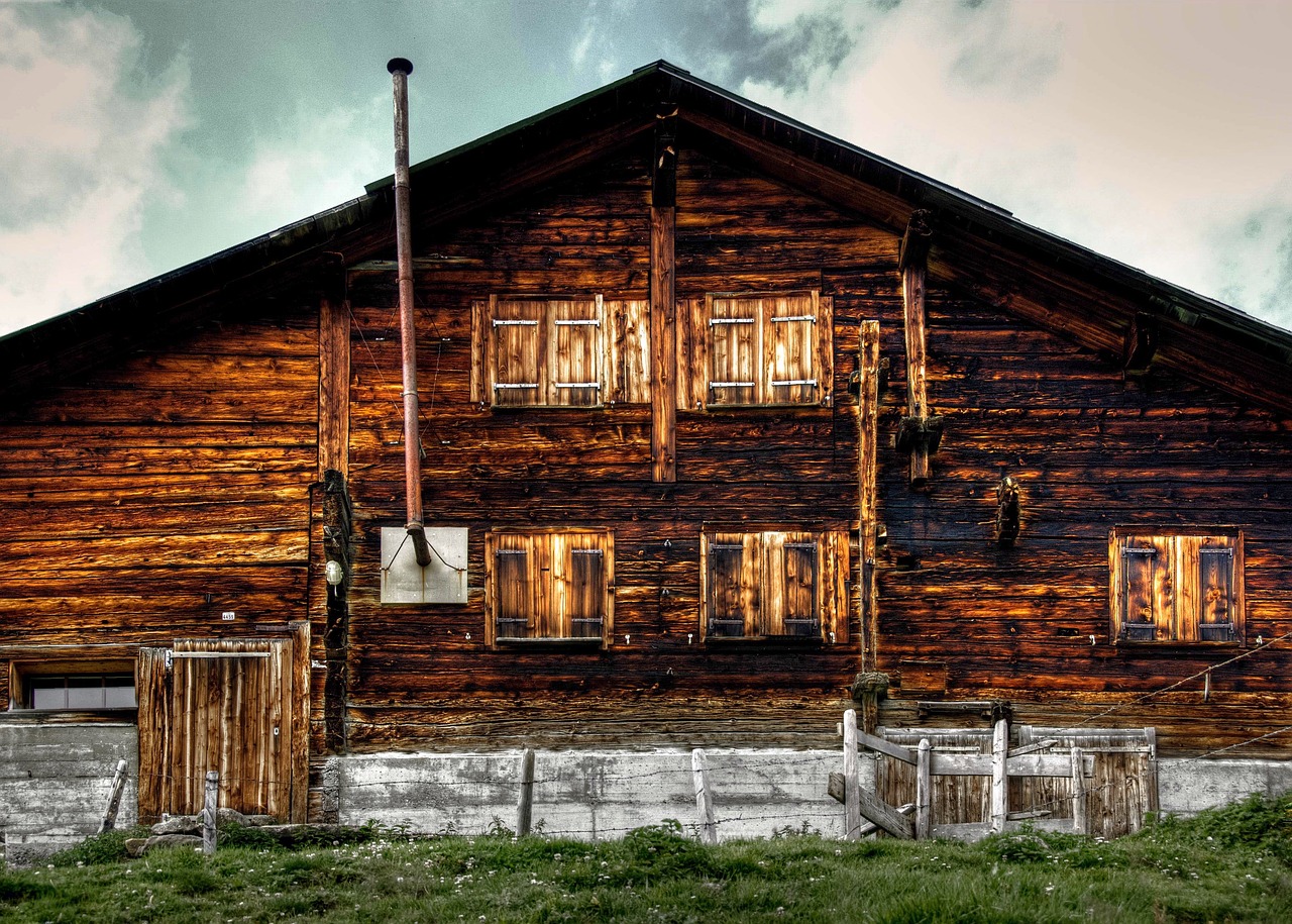 Image - switzerland hut alpine hut