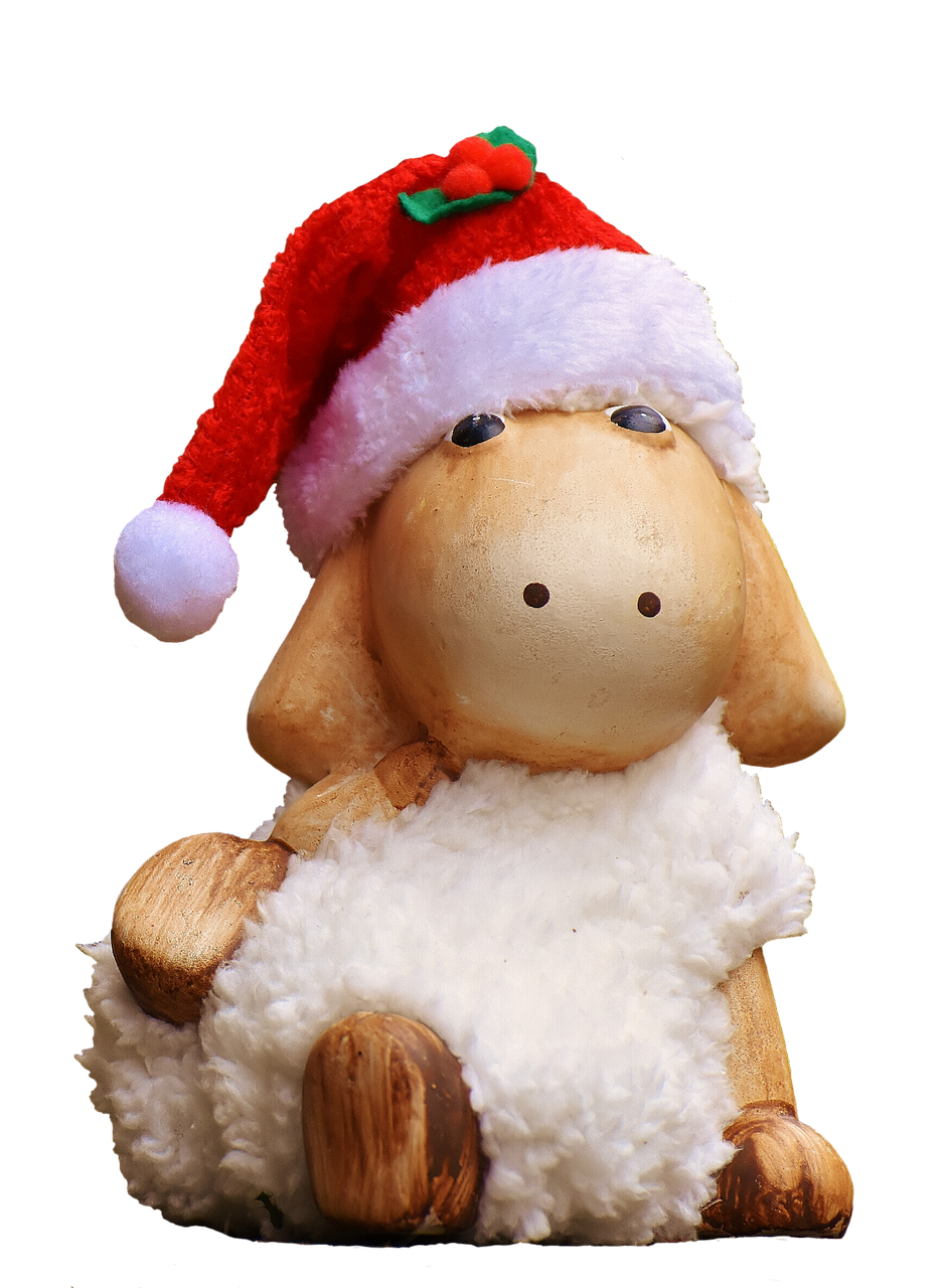 Image - christmas sheep figure soft toy