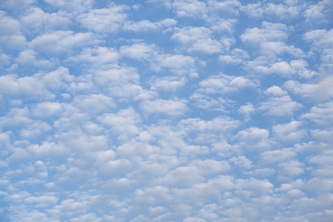 Image - clouds sky cumulus fleecy fluffy
