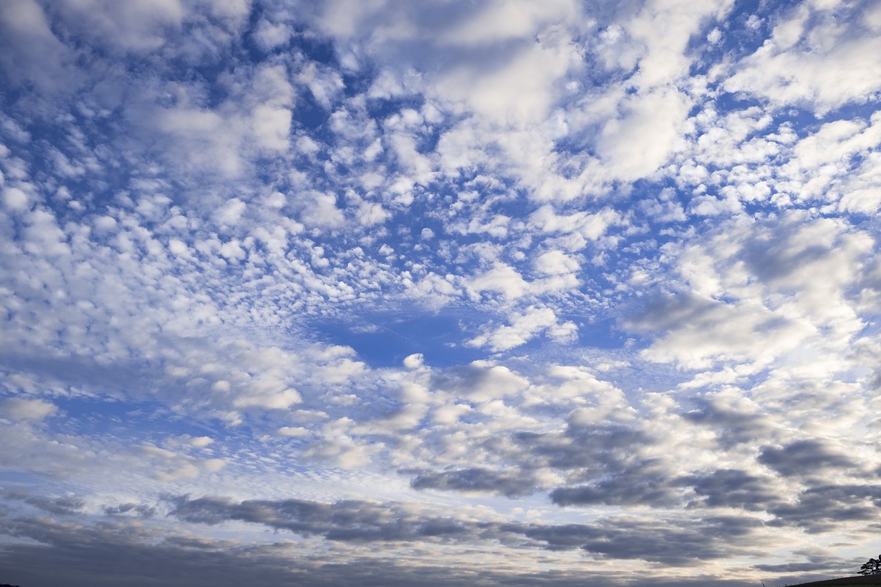 Image - clouds sky cumulus fleecy fluffy