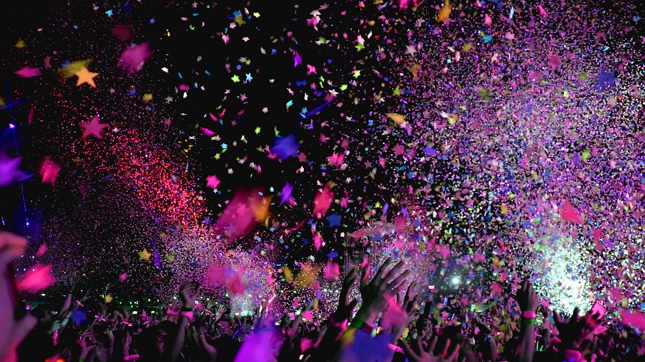 Image - concert confetti party event club