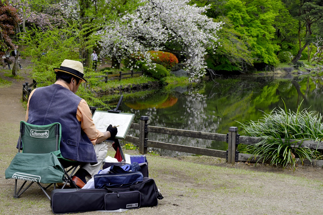 Image - artists japan japanese garden