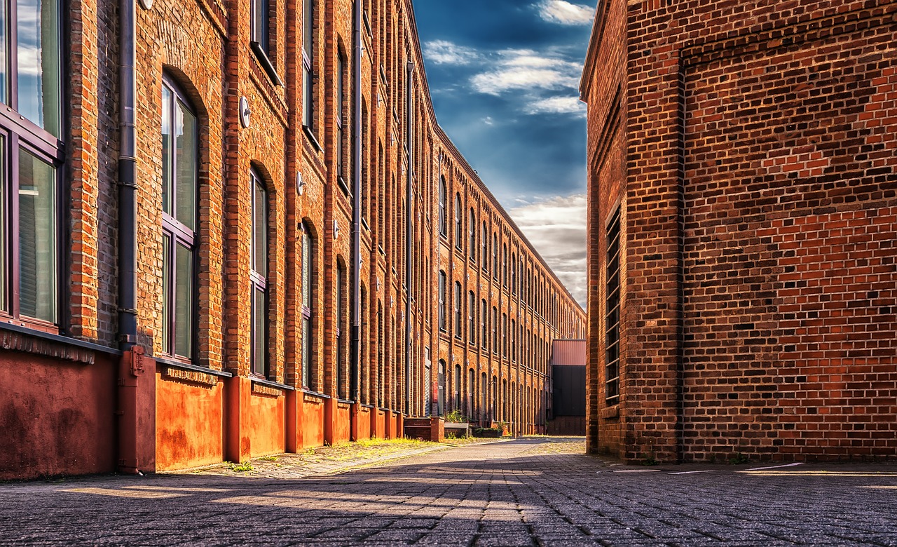 Image - factory building brick red terrain
