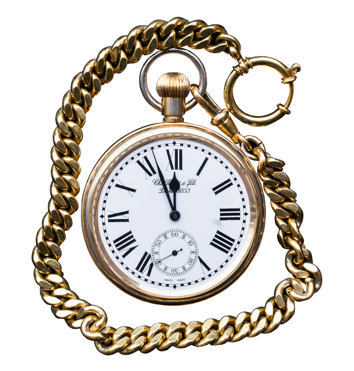 Image - pocket watch clock close old