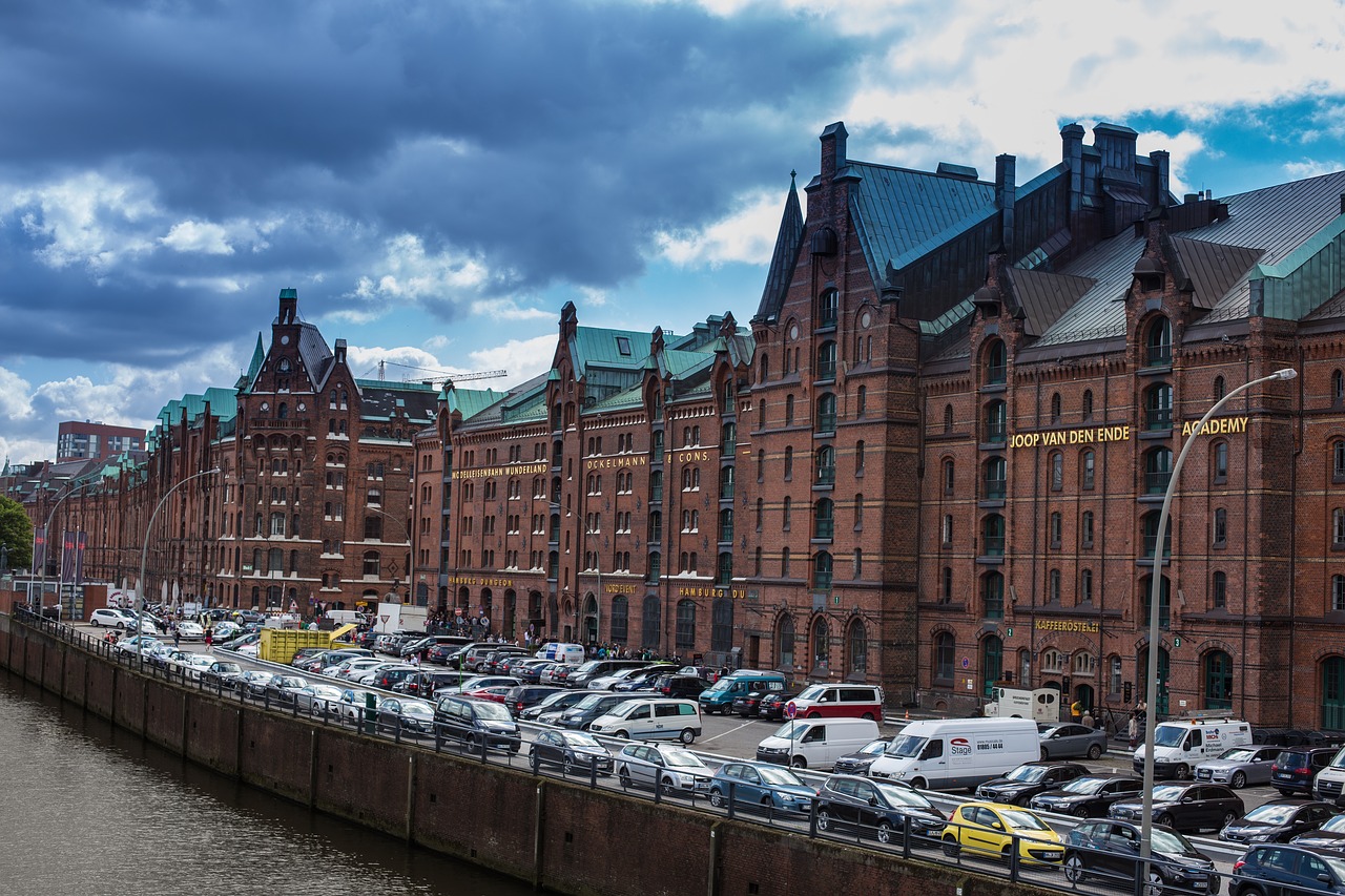 Image - hamburg old speicherstadt building