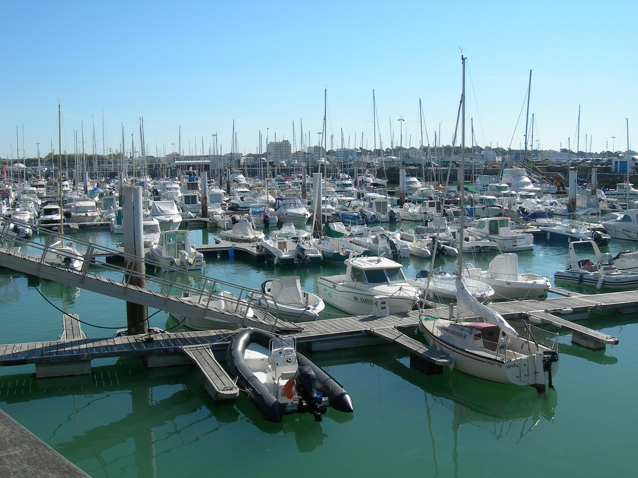 Image - marina harbor france coast