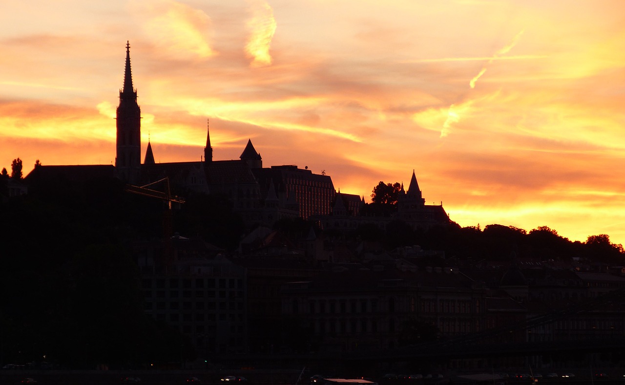 Image - budapest evening lighting night