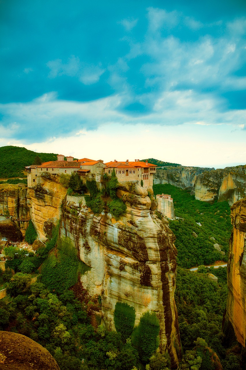Image - meteora spain village building