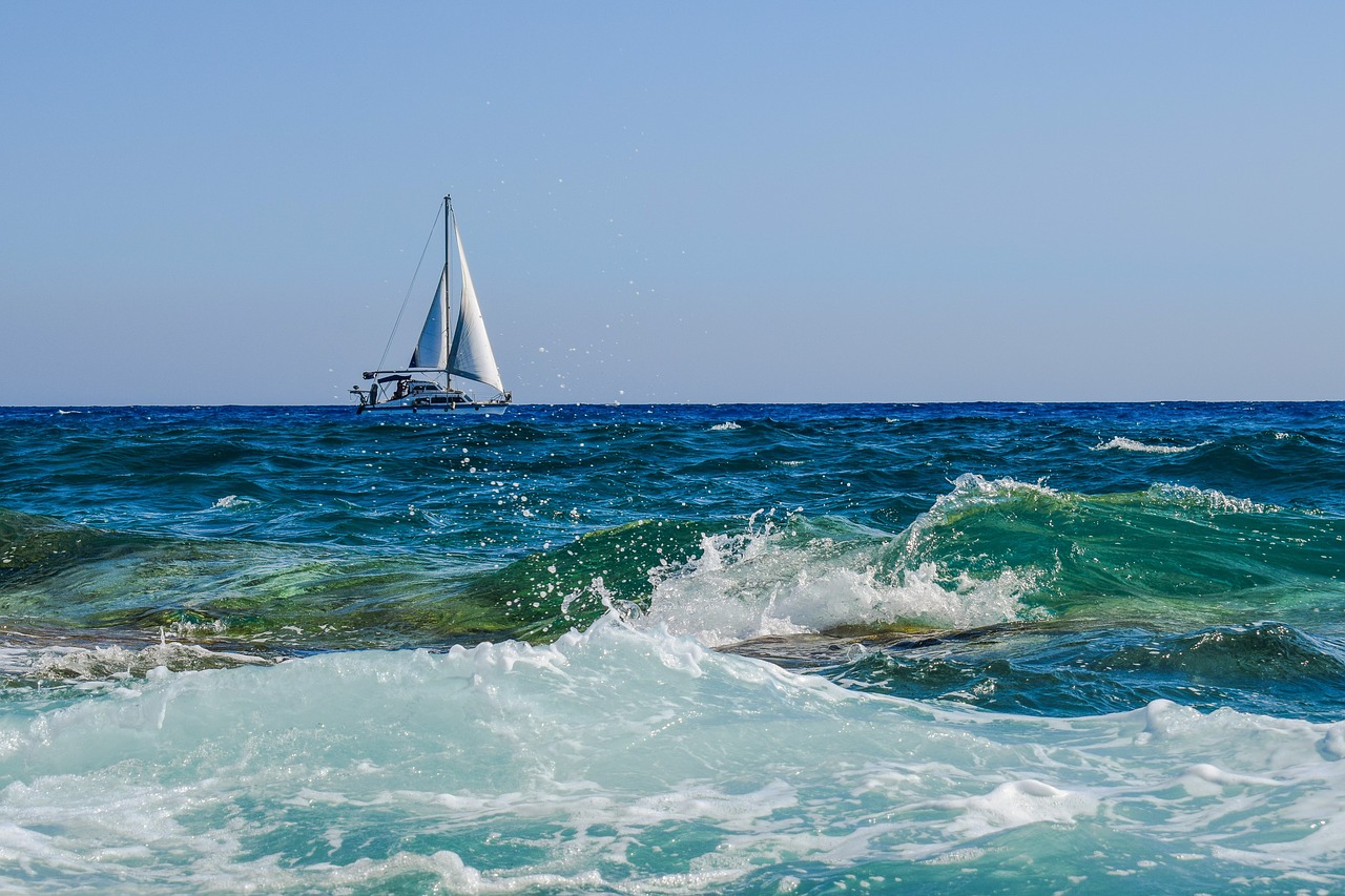 Image - wave sea spray foam motion boat