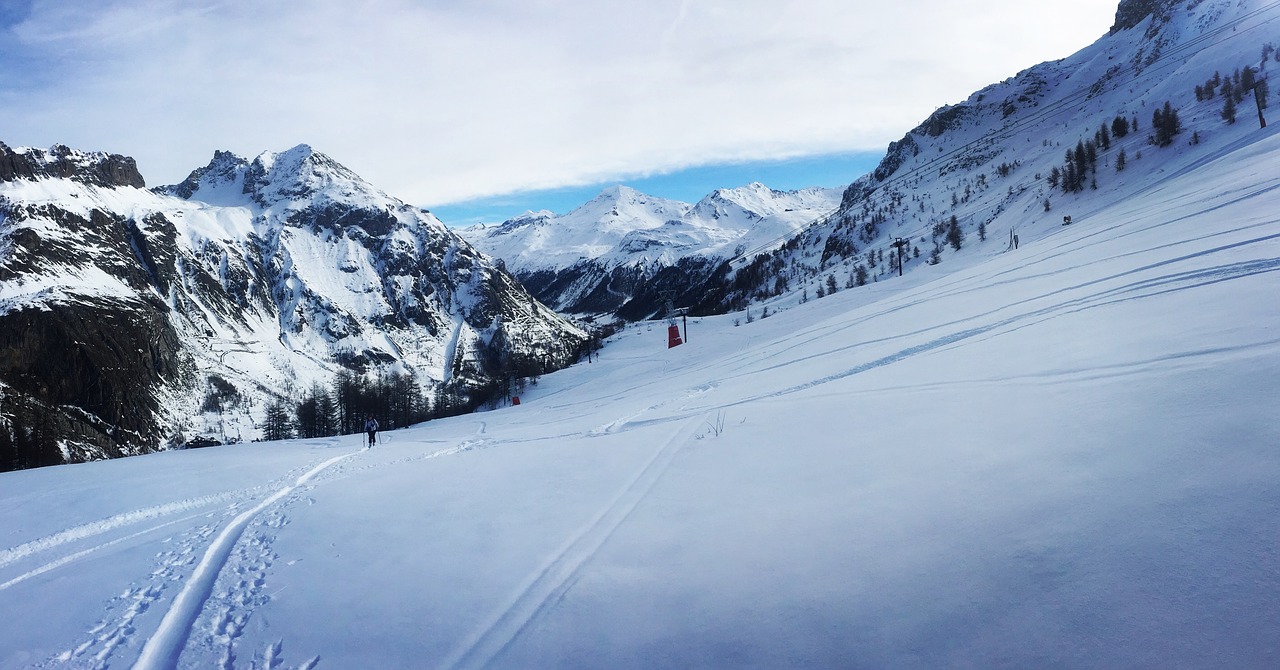Image - landscape tarentaise ski morning
