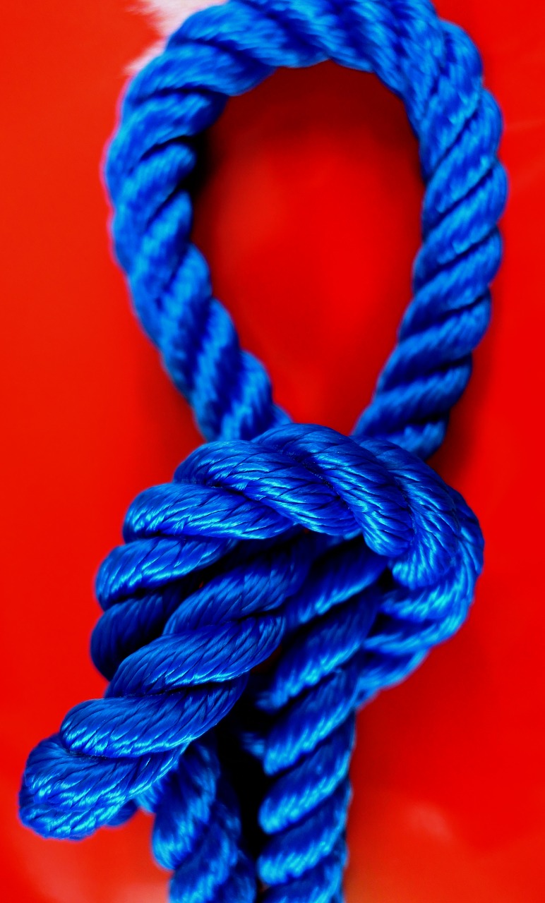 Image - knot fixing containing rope dew