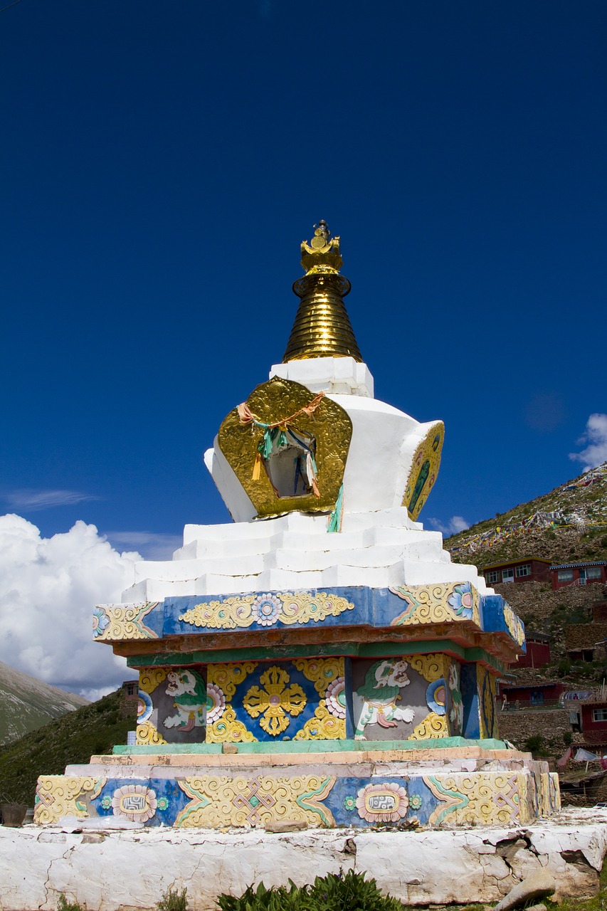 Image - tibet qinghai stupa