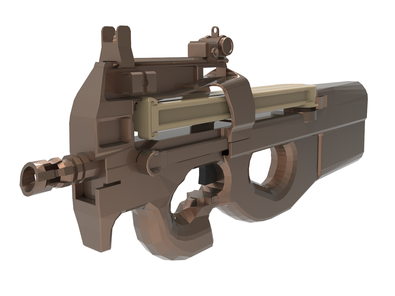 Image - gun 3d 3d render weapon firearm