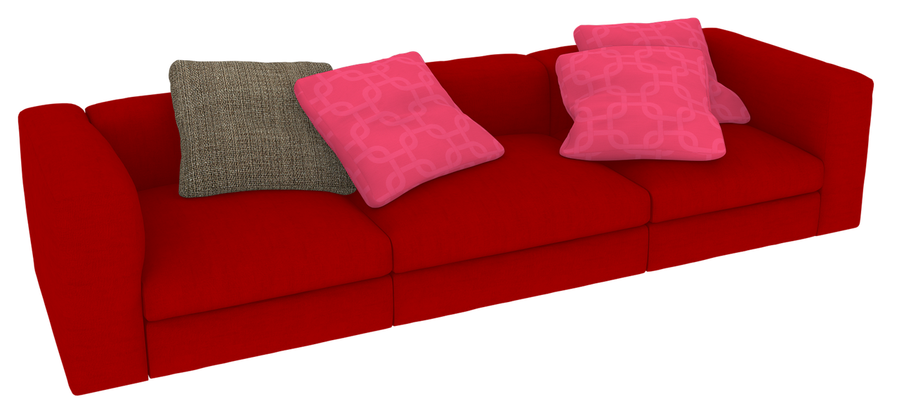 Image - sofa 3d render room interior