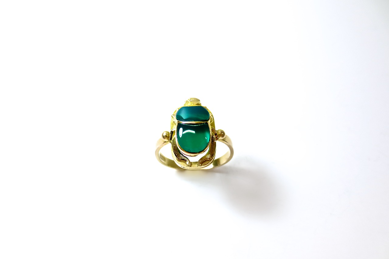 Image - scarab green gold beetle insect