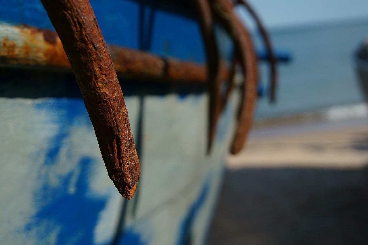 Image - rust broadside sail boat didn t